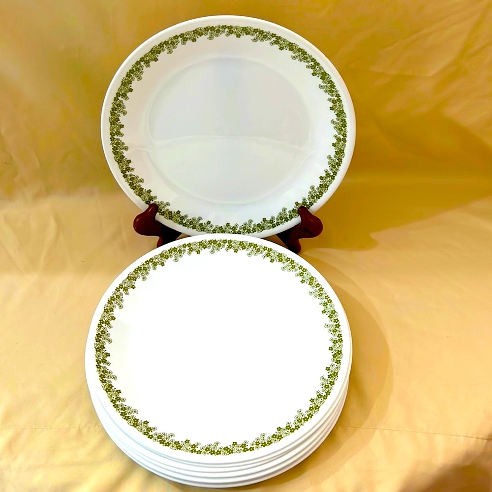 Set of 8 Corelle Spring Blossom Dinner Plates A1237